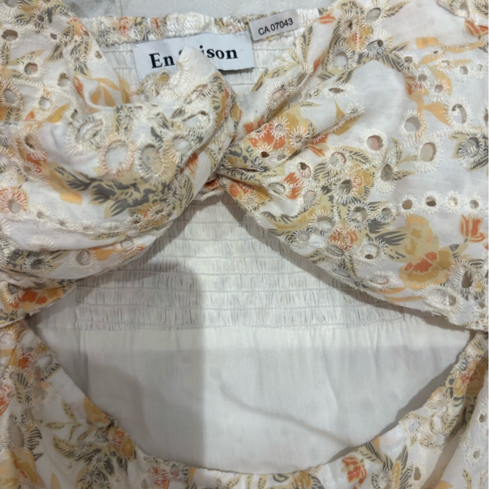 En Saison Floral Tie-Front Mini Dress - Picture 6 of 10